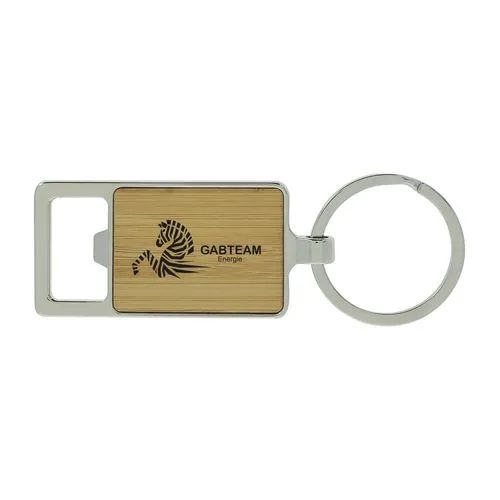 PORTE-CLES BAMBOU DECAPSULEUR