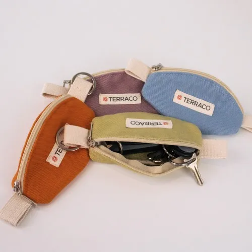 Porte-clés banane en coton