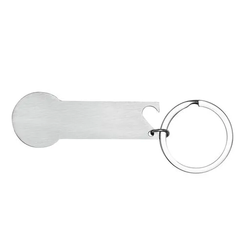 Porte clés décapsuleur jeton NO COIN