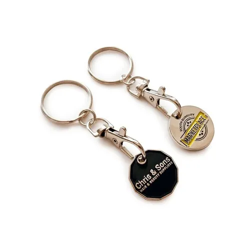 Porte-clés jeton caddie