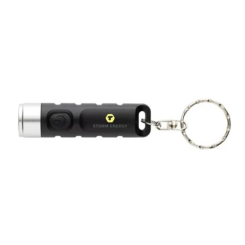 Porte-clés lampe torche charge USB en plastique RCS Globix