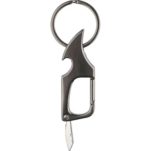 Porte-clés mousqueton en métal Bella