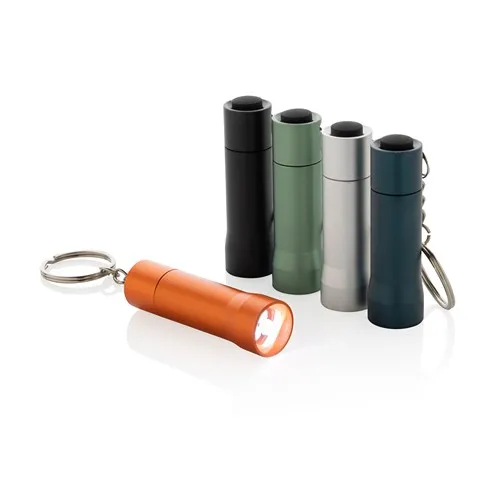 Porte-clés torche en aluminium recyclé RCS Flash