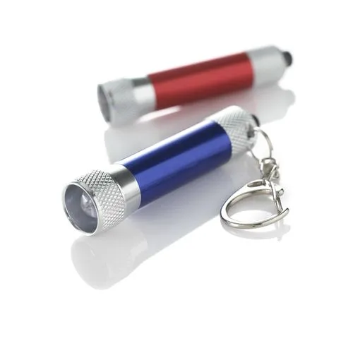 Porte-clés torche en métal Audrey