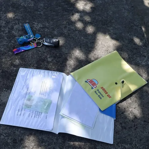 PORTE-DOCUMENTS DE VOITURE C/MS 190X230MM PERSONNALISABLE