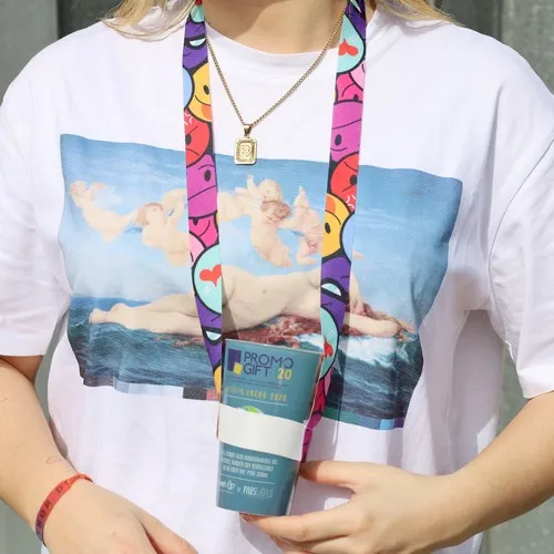 PORTE-GOBELET PERSONNALISABLE BANDE DE COU