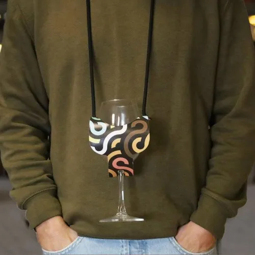 PORTE-GOBELET PP AVEC DRAIN PERSONNALISABLE