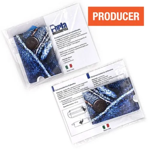 Porte-masque facial en carton