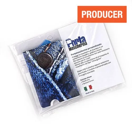 Porte-masque facial en carton