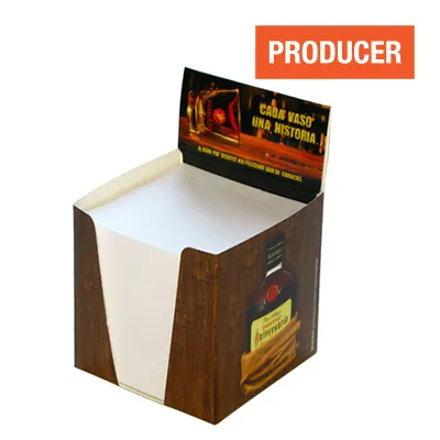 Porte memo en carton souple