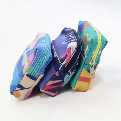 PORTE-MONNAIE BASE EN COTON POUR CARTES/MONNAIE PERSONNALISA