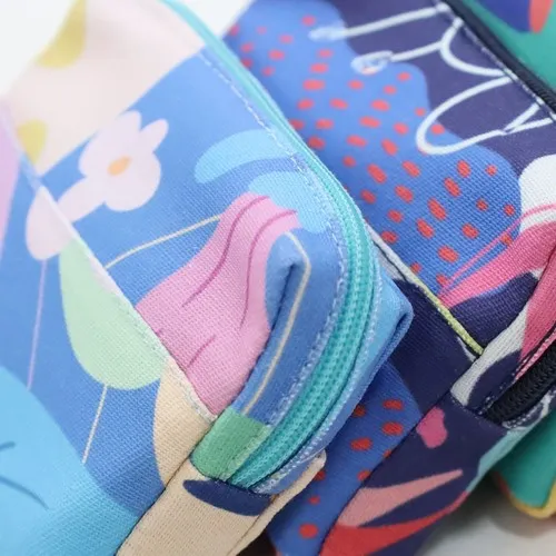 PORTE-MONNAIE BASE EN COTON POUR CARTES/MONNAIE PERSONNALISA