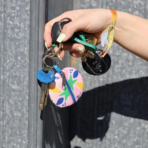 PORTE-MONNAIE RONDE EN RPET PERSONNALISABLE