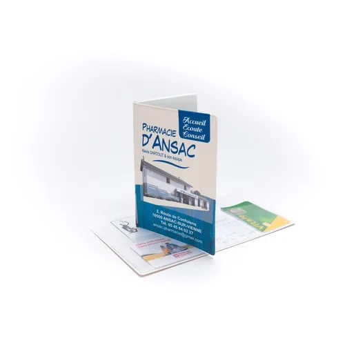 PORTE-ORDONNANCES 3 POCHES - 100 % personnalisé PVC Souple