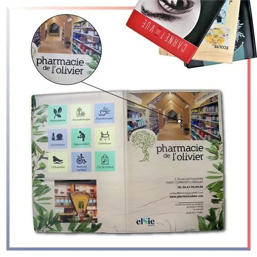 PORTE-ORDONNANCES 4 POCHES - ÉCO-CONÇU - 100 % PERSONNALISÉ