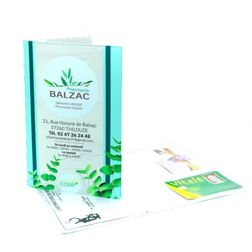 PORTE-ORDONNANCES 4 POCHES - GOMME PREMIUM LUXE