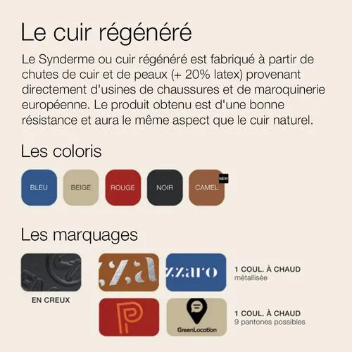 Porte-passeport cuir régé.