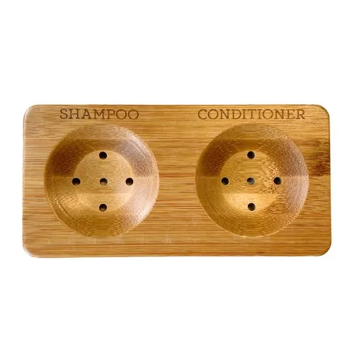 Porte-savon en bambou – 2x rond