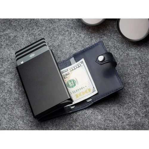 Portefeuille RFID avec pochette AirTag