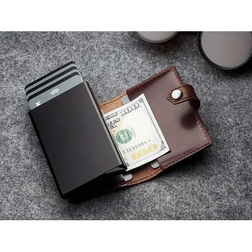 Portefeuille RFID avec pochette AirTag