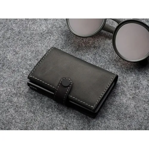 Portefeuille RFID - Cuir de chasse