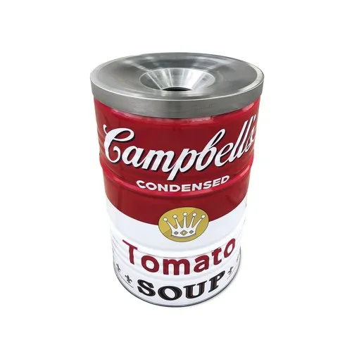 Poubelle Grand Baril FULL Colour - avec couvercle ignifugé | 200 Litres