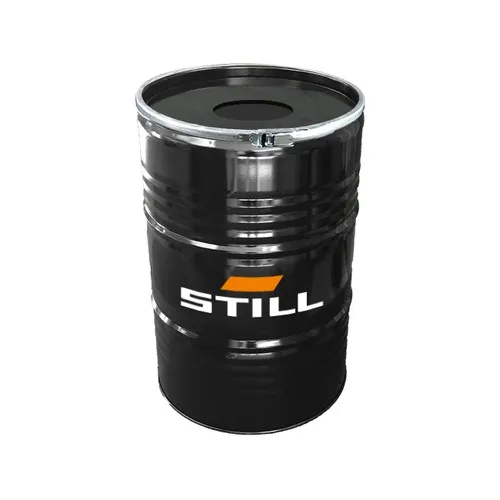 Poubelle Grand Baril Noir - avec couvercle troué | 200 Litres