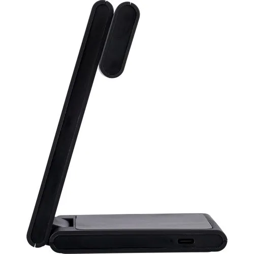 Power bank magnétique sans fil 3 en 1 en ABS recyclé Valerio