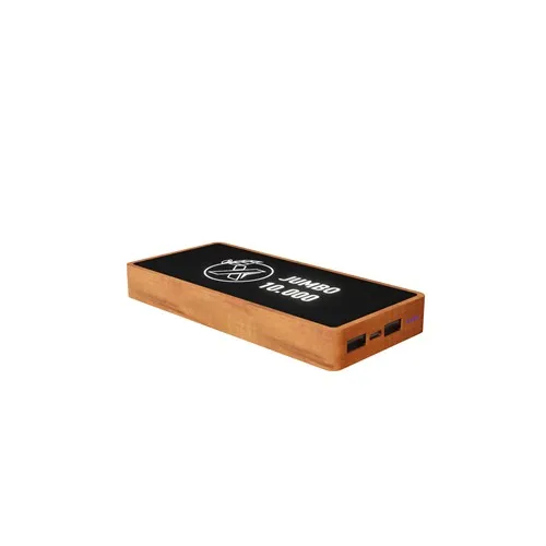 Powerbank EcoJumbo 10000 100% FSC® Maple