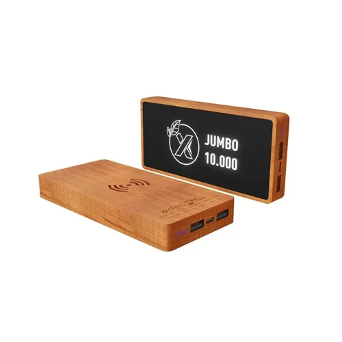 Powerbank EcoJumbo 10000 100% FSC® Maple
