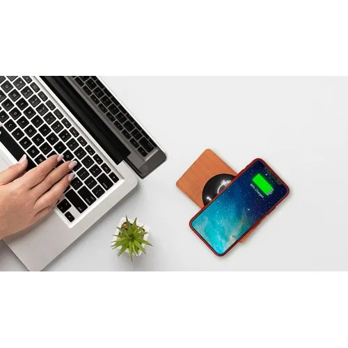 Powerbank Wireless Wood 5000