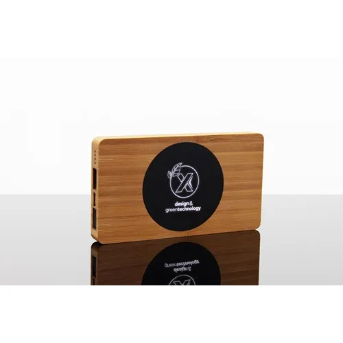 Powerbank Wireless Wood 5000