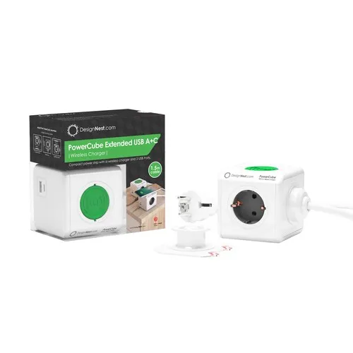 PowerCube Extended USB A+C Wireless charger