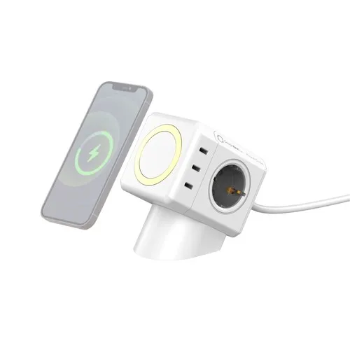 PowerCube Extended USB PD 3A+3C 80W Magnetic Wireless