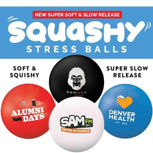 Premium Squashy 70mm balle anti-stress *