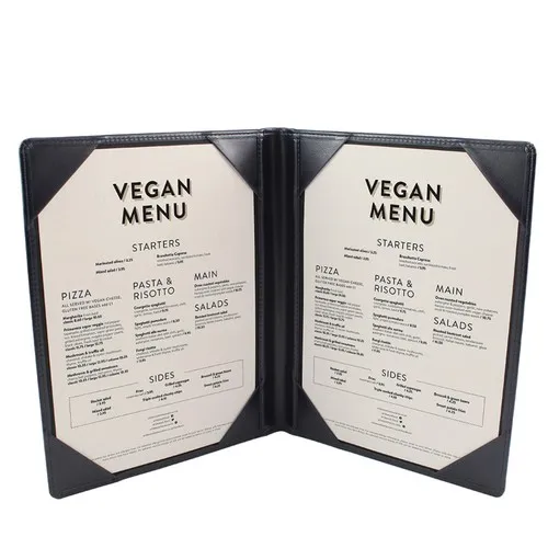 Protège document A4 en cuir recyclé