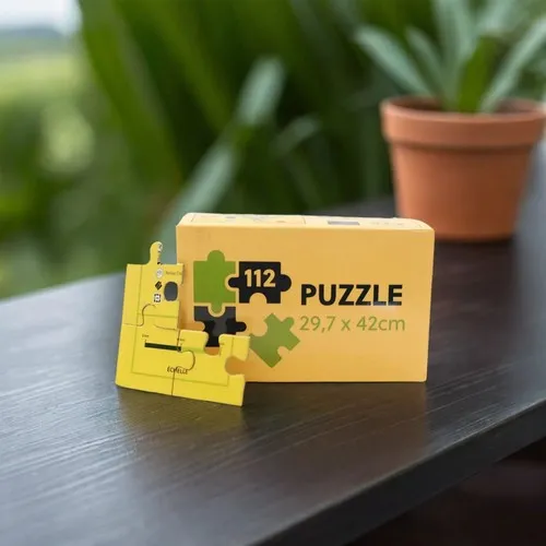 PUZZLE A3 112 PIÈCES EMBALLAGE BOÎTE PERSONNALISABLE