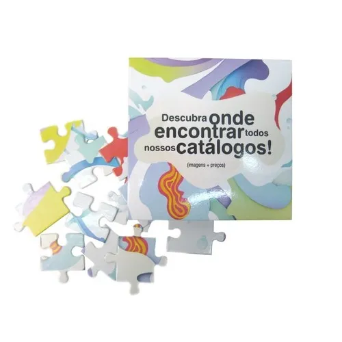 PUZZLE A5 12 PIÈCES AVEC EMBALLAGE PERSONNALISABLE