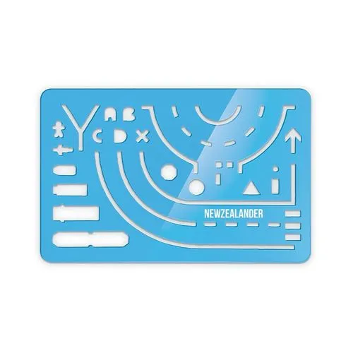 REGLE NORMOGRAPHE 125x80x1,5 mm - ASSISTANT DU CONSTAT AMIABLE