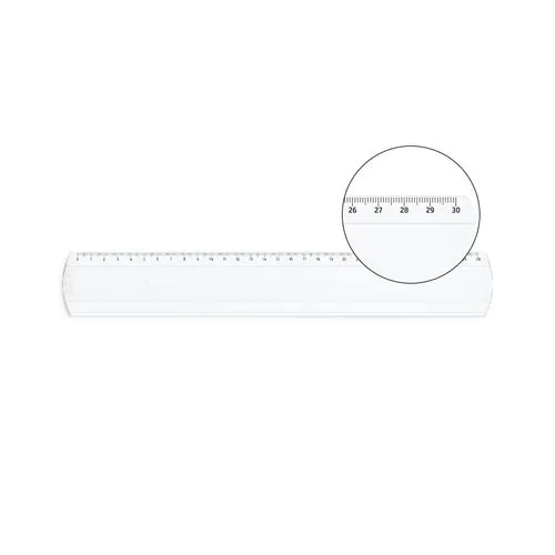 REGLE PLASTIQUE (PMMA) TRANSPARENTE 30 cm EP. 3 mm