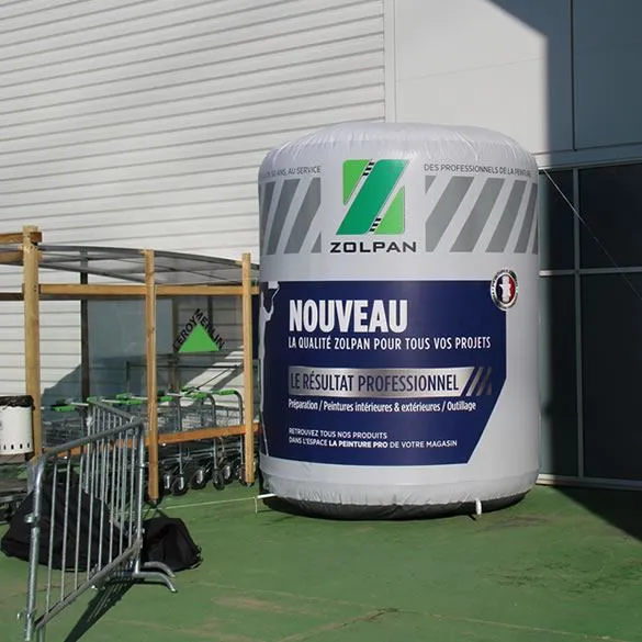 Reproduction gonflable géante de votre produit sur mesure