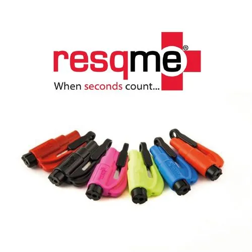 Resqme personnalisé - marteau brise-vitre porte clés