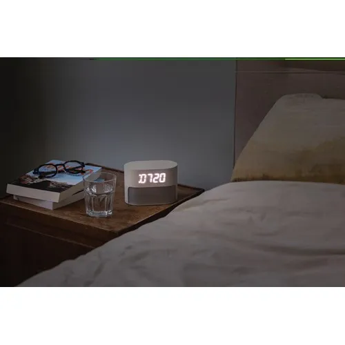 Réveil à bruit blanc en plastique recyclé RCS LumaRise