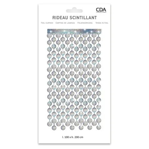 Rideau foil DISCO BALL 200 X 100 CM
