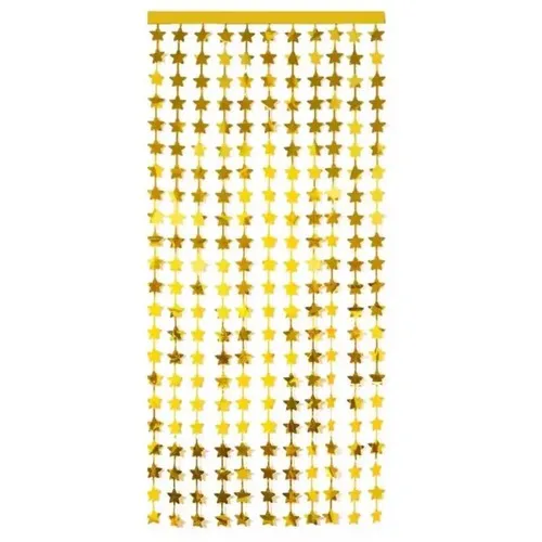 Rideau foil ETOILE OR 100 x 200 cm