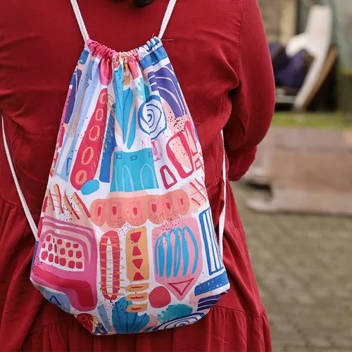 SAC À DOS EN COTON PERSONNALISABLE