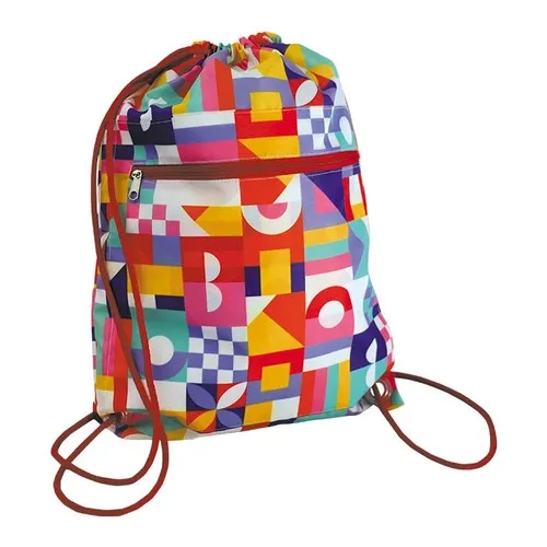 SAC À DOS TYPE SAC AVEC POCHE PERSONNALISABLE