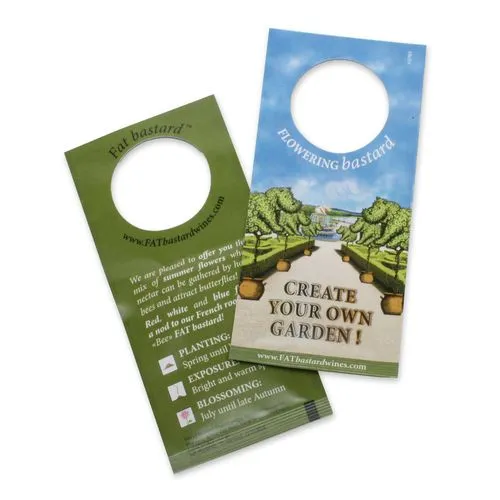 Sac à graines à col de bouteille 60x130mm