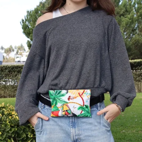 SAC BANANE EN POLYESTE PERSONNALISABLE