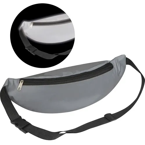 Sac banane réfléchissante en polyester MAGDALENA